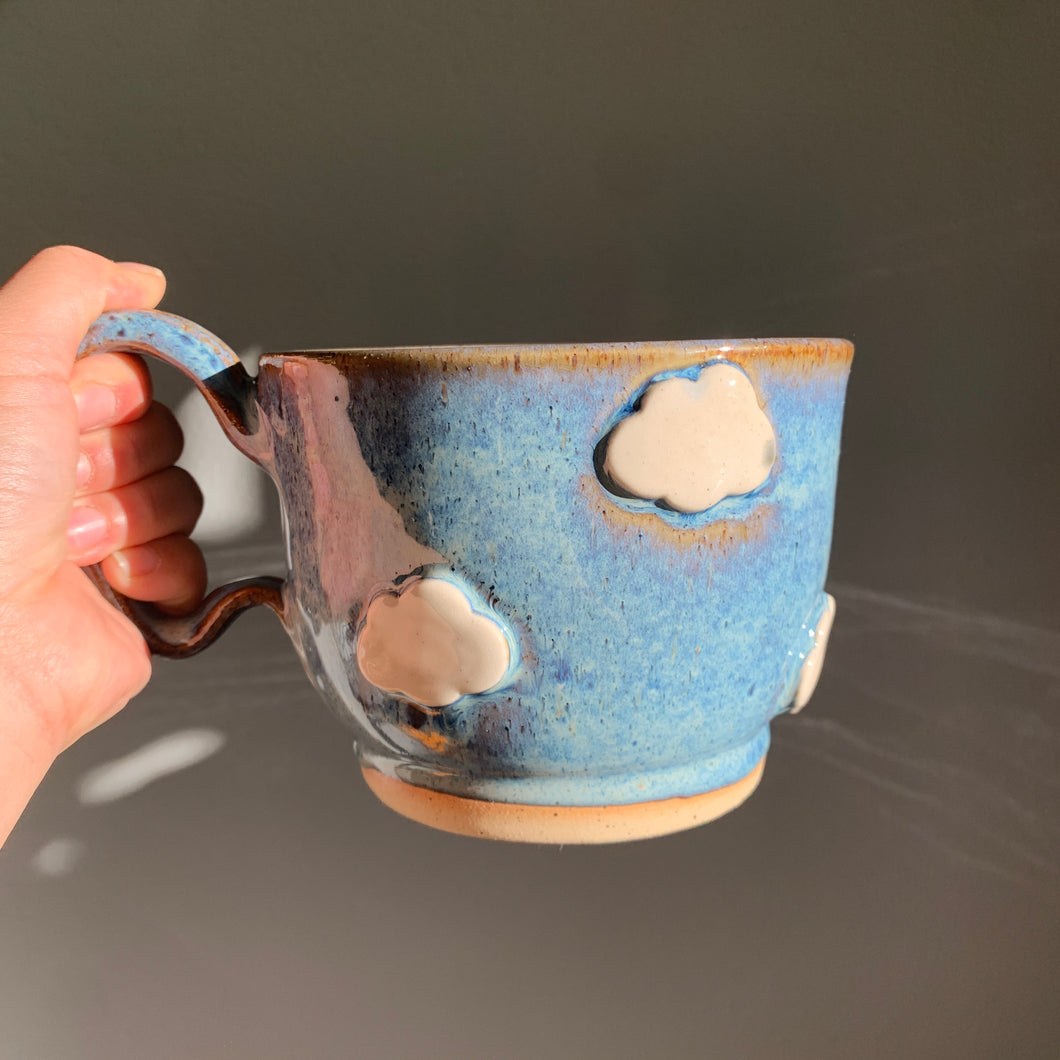 32 oz Blue Cloud Soup Mug