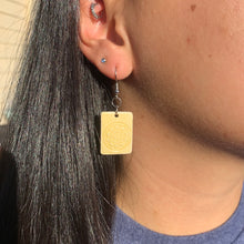 Load image into Gallery viewer, Small Mahjong Earrings - "Good Fortune"