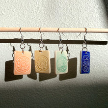 Load image into Gallery viewer, Small Mahjong Earrings - "Good Fortune"