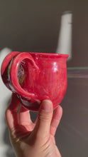 Load and play video in Gallery viewer, Red Iridescent Mug
